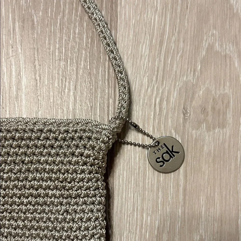 The Sak Knit Mini Crossbody Boho Tan